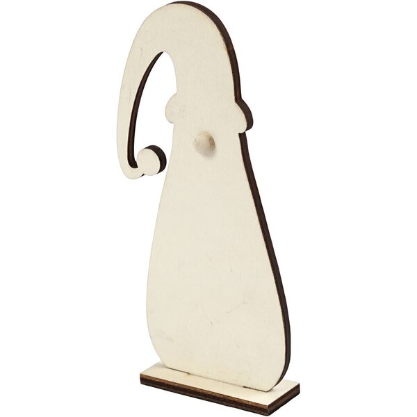 Creativ Company Kerstkabouter, H: 15 cm, D: 2,4 cm, B: 7 cm, dikte 3 mm, 1 stuk