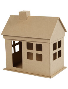 Creativ Company Huis, H: 23 cm, D: 14,5 cm, L: 22,5 cm, 1 stuk