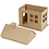Creativ Company Huis, H: 23 cm, D: 14,5 cm, L: 22,5 cm, 1 stuk