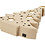 Creativ Company Figuur met licht, kerstboom, H: 27 cm, D: 4 cm, B: 21,5 cm, 1 stuk