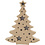 Creativ Company Figuur met licht, kerstboom, H: 27 cm, D: 4 cm, B: 21,5 cm, 1 stuk