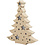 Creativ Company Figuur met licht, kerstboom, H: 27 cm, D: 4 cm, B: 21,5 cm, 1 stuk