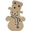 Creativ Company Figuur met licht, sneeuwpop, H: 27 cm, D: 4 cm, B: 17,5 cm, 1 stuk