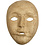 Creativ Company Volledig masker, H: 17,5 cm, B: 12,5 cm, 1 stuk