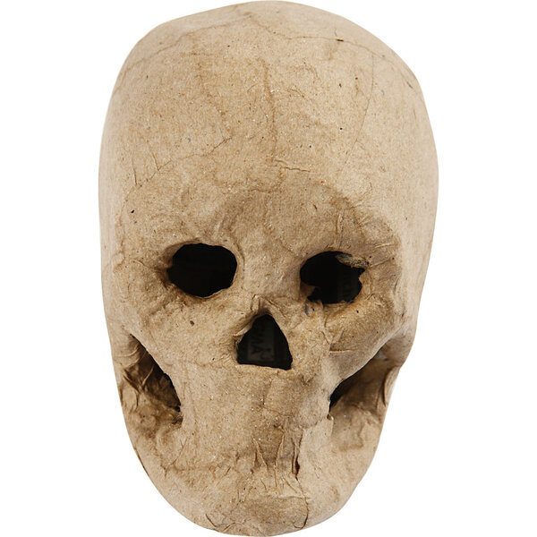 Creativ Company Skelet masker, H: 10 cm, 1 stuk