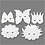 Creativ Company Fantasiemaskers - Inclusief elastiek, H: 15-20 cm, 230 gr, wit, 5 stuk/ 1 doos