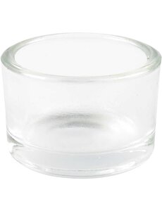 Creativ Company Waxinelicht, H: 3,2 cm, d 5 cm, 48 stuk/ 1 doos