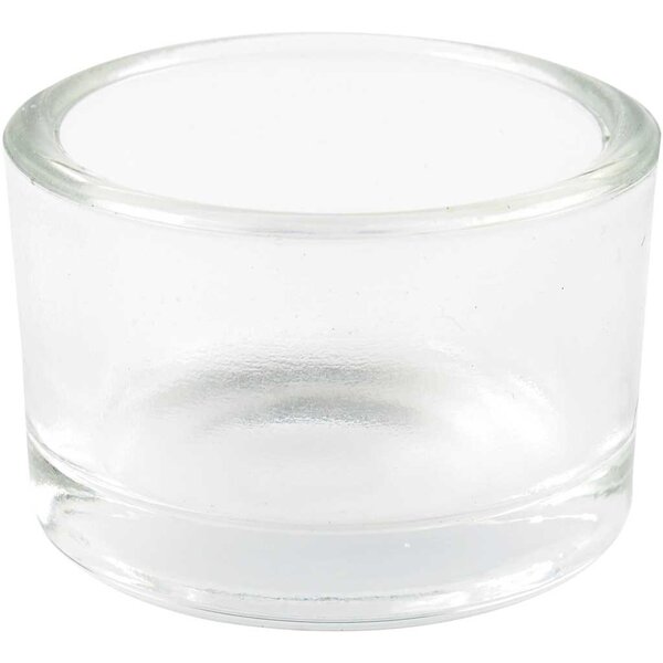 Creativ Company Waxinelicht, H: 3,2 cm, d 5 cm, 48 stuk/ 1 doos