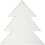 Creativ Company Acryl hangers, kerstboom, H: 8 cm, dikte 2 mm, 5 stuk/ 1 doos