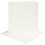 Creativ Company Kaarten en enveloppen, afmeting kaart 15,2x15,2 cm, afmeting envelop 16x16 cm, 220 gr, off-white, 4 set/ 1 doos