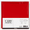 Creativ Company Kaarten en enveloppen, afmeting kaart 15,2x15,2 cm, afmeting envelop 16x16 cm, 230 gr, rood, 4 set/ 1 doos