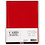 Creativ Company Kaarten en enveloppen, afmeting kaart 12,7x17,8 cm, afmeting envelop 13,3x18,5 cm, 230 gr, rood, 4 set/ 1 doos