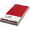 Creativ Company Kaarten en enveloppen, afmeting kaart 15x15 cm, afmeting envelop 16x16 cm, 110+230 gr, groen, rood, 50 set/ 1 doos
