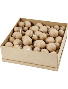 Creativ Company Ornamenten, d 4+5+6 cm, 3x35 stuk/ 1 doos