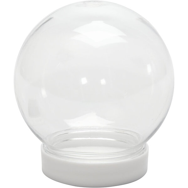 Creativ Company Sneeuwbol, H: 8,5 cm, d 8 cm, gatgrootte 4,7 cm, 1 stuk