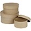 Creativ Company Ronde Dozen, H: 5+6,5+7,5 cm, d 10+13+16 cm, 3 stuk/ 1 set