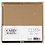 Creativ Company Kaarten en enveloppen, afmeting kaart 15,2x15,2 cm, afmeting envelop 16x16 cm, 230 gr, naturel, 4 set/ 1 doos