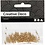 Creativ Company Waskralen, d 2,7 mm, gatgrootte 0,7 mm, goud, 150 stuk/ 1 doos