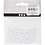Creativ Company Waskralen, d 5 mm, gatgrootte 0,7 mm, parelmoer, 100 stuk/ 1 doos
