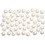 Creativ Company Waskralen, d 5 mm, gatgrootte 0,7 mm, parelmoer, 100 stuk/ 1 doos