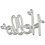 Creativ Company Snijmal, Hello, afm 59x36 mm, 1 stuk