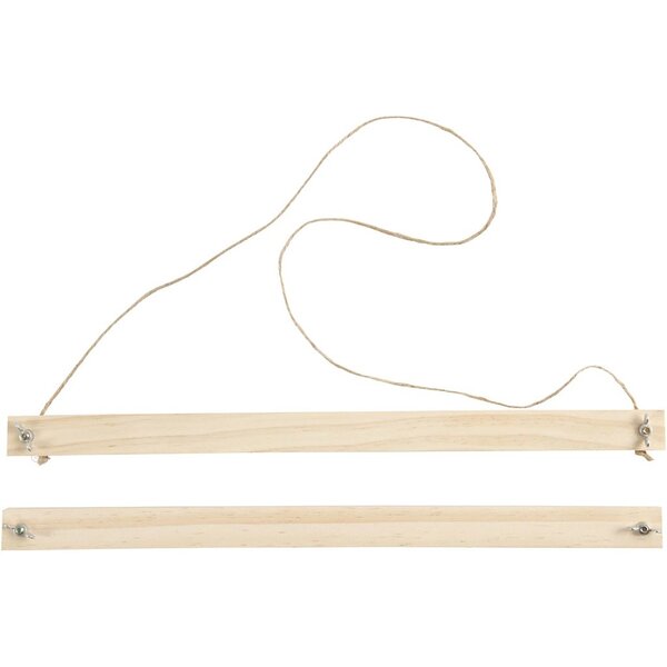 Creativ Company Poster hanger, H: 2 cm, D: 2,2 cm, B: 33,6 cm, 1 set