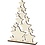 Kerstboom, H: 29,8 cm, D: 4 cm, B: 21,5 cm, 1 stuk