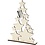 Kerstboom, H: 29,8 cm, D: 4 cm, B: 21,5 cm, 1 stuk