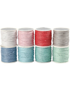 Creativ Company Katoenkoord, dikte 1 mm, diverse kleuren, 8x40 m/ 1 doos