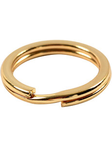 Vivi Gade Splitring, d 15 mm, verguld, 15 stuk/ 1 doos