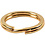 Vivi Gade Splitring, d 15 mm, verguld, 15 stuk/ 1 doos