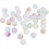 Prinsessenkralen, d 8 mm, gatgrootte 1,5 mm, diverse kleuren, 600 gr/ 1 doos