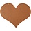Creativ Company Hart, afm 50x40 cm, dikte 5 mm, 1 stuk