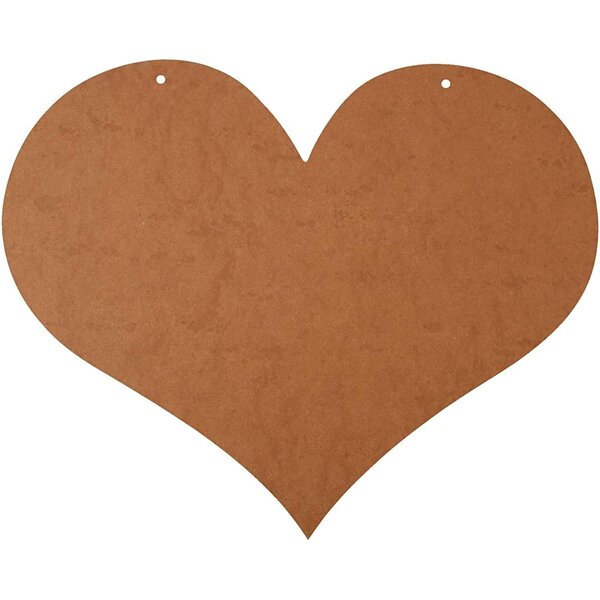 Creativ Company Hart, afm 50x40 cm, dikte 5 mm, 1 stuk
