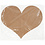 Creativ Company Hart, afm 50x40 cm, dikte 5 mm, 1 stuk