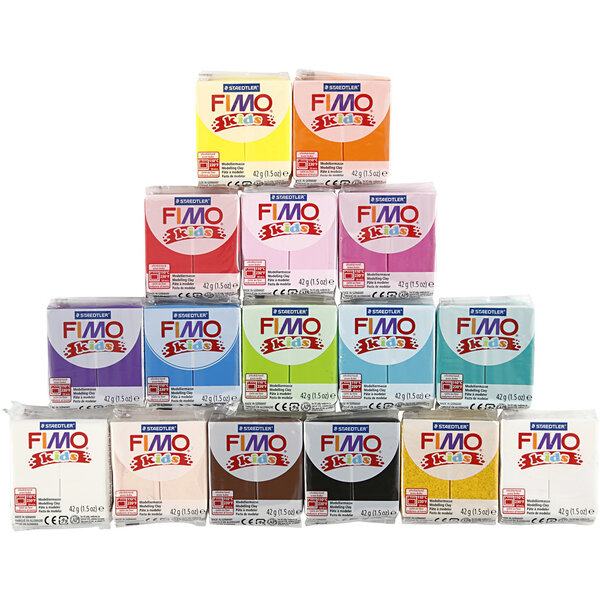 FIMO® FIMO® Kids Boetseerklei, 32x42 gr/ 1 doos