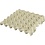 Creativ Company Ei dienblad, H: 4 cm, afm 29x29 cm, 20 stuk/ 1 doos