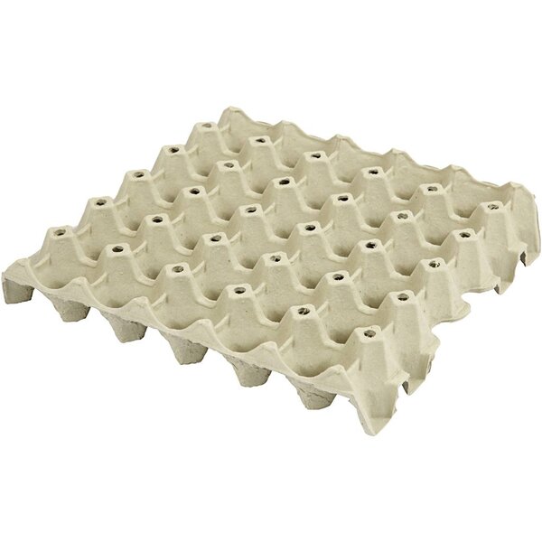Creativ Company Ei dienblad, H: 4 cm, afm 29x29 cm, 20 stuk/ 1 doos