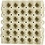 Creativ Company Ei dienblad, H: 4 cm, afm 29x29 cm, 20 stuk/ 1 doos