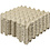 Creativ Company Ei dienblad, H: 4 cm, afm 29x29 cm, 20 stuk/ 1 doos