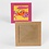 Creativ Company Onderzetter met glazen plaat, afm 15x15x0,5 cm, 6 stuk/ 1 doos