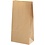 Creativ Company Papieren zakken, H: 22.5 cm, afm 6,5x11 cm, 50 gr, bruin, 10 stuk/ 1 doos