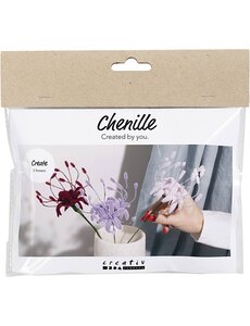 Creativ Company Mini Hobbyset Bloemen van Chenilledraad