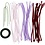 Creativ Company Mini Hobbyset Bloemen van Chenilledraad, Lelie, lichtroze, lichtpaars, donkerrood, 1 doos
