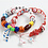 Creativ Company Letterkralen, afm 7 mm, gatgrootte 1,2 mm, wit, 25 gr/ 1 doos