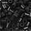 Foto kralen, afm 5x5 mm, gatgrootte 2,5 mm, medium, schwarz (1), 1100 stuk/ 1 doos
