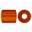 NABBI Foto kralen, afm 5x5 mm, gatgrootte 2,5 mm, medium, rood bruin (5), 6000 stuk/ 1 doos