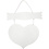 Creativ Company Hart met bord, afm 28x19 cm, dikte 5 mm, 1 stuk