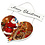 Creativ Company Hart met bord, afm 28x19 cm, dikte 5 mm, 1 stuk