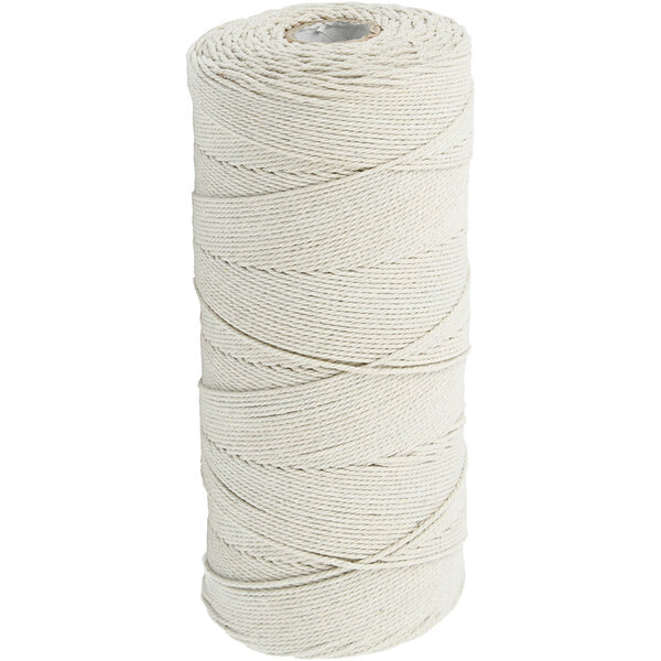Creativ Company Macramé koord, L: 315 M, dikte 1 mm, Dunne kwaliteit 12/12, licht naturel, 220 gr/ 1 bol